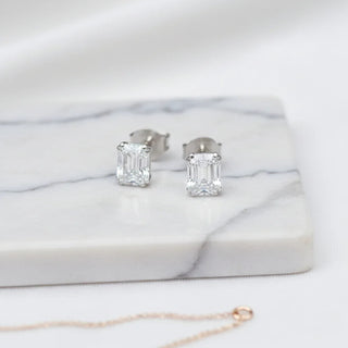 Timeless Emerald Stud Earrings